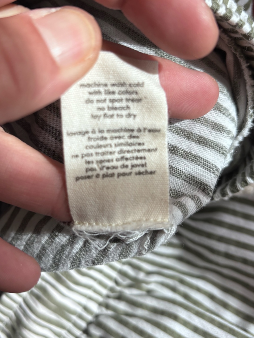 DONNI The Pop Stripe Drawstring Pant in rosemary size small - Picture 6 of 6